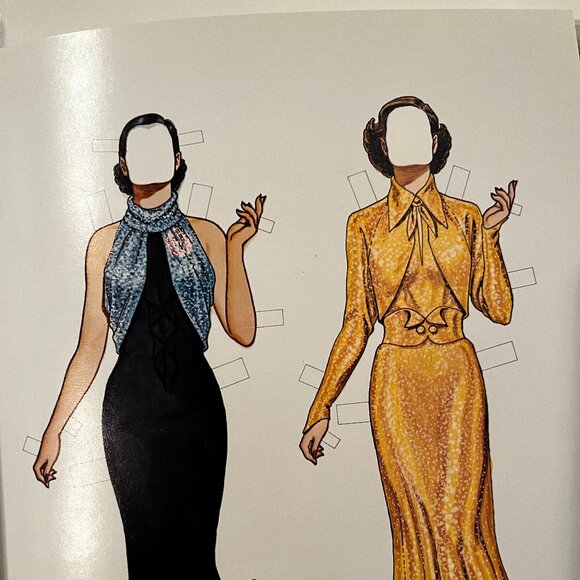 Joan Crawford Paper Dolls in Full Color by Tom Tierney – 1983 Dover Publications - Picture 5 of 12